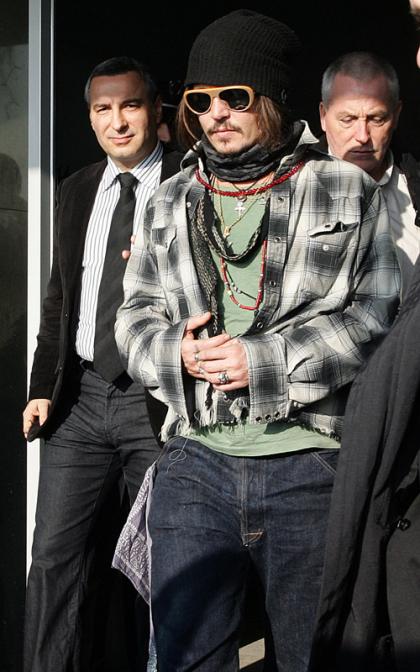 Johnny Depp Gets Presidential Belgrade Welcome