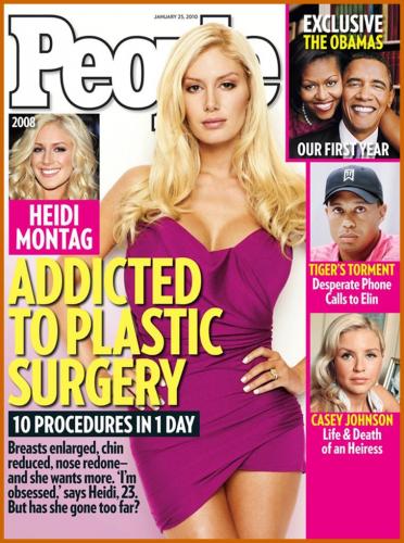 Heidi Montag 'Obsessed' With Plastic Surgery