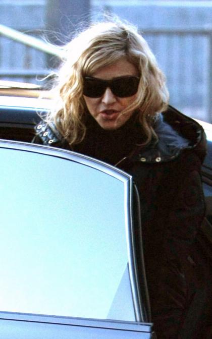 Madonna Jets Off to the Big Apple