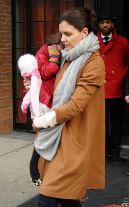 Katie Holmes Steps Out with Shy Suri