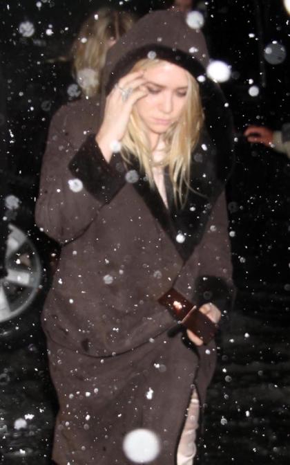 Olsen Twins Gets Stuck in a Blizzard