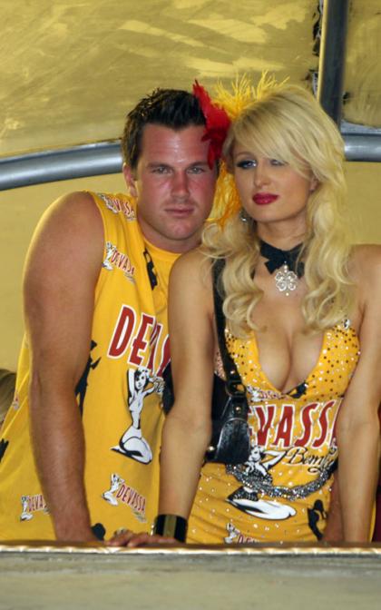 Paris Hilton and Doug Reinhardt: Cozy at Carnival