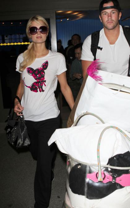 Paris Hilton Returns Home for 29th Birthday