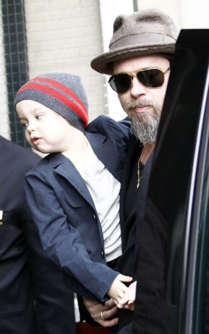 Brad Pitt: Daddy Duty in Paris