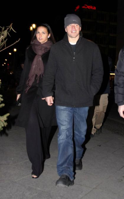 Matt Damon and Luciana Barroso: Berlin Lovers