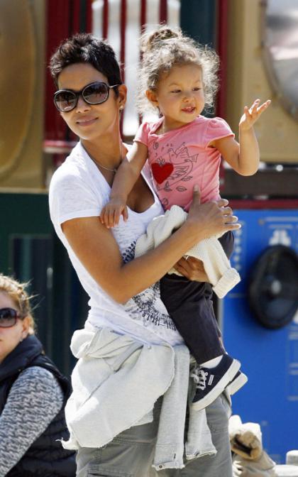 Halle Berry and Nahla: Playground Pals