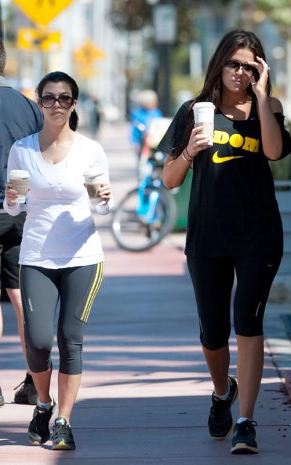 Kourtney and Khloe Kardashian: Miami Morning