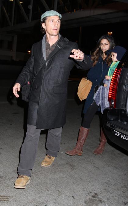 Matthew McConaughey and Camila Alves: LAX Lovers