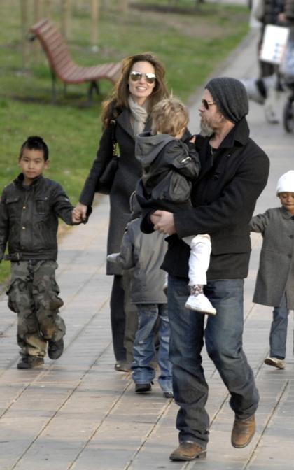 Brad Pitt and Angelina Jolie: Family Fun in Venice