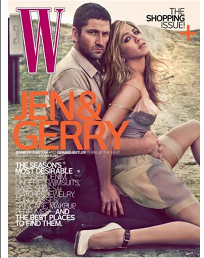 Gerard Butler  Jennifer Aniston's sexy 'cop  robber' W Mag shoot