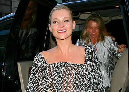 Kate Moss Steps Out for Stella McCartney