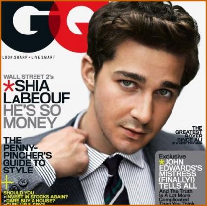 Shia LaBeouf GQ Magazine April 2010