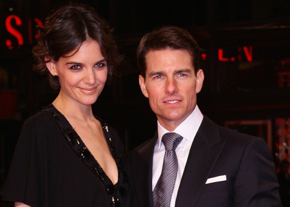 Tom Cruise and Katie Holmes: Lakers Lovers