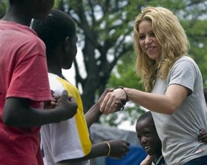 Shakira's Trip to Haiti