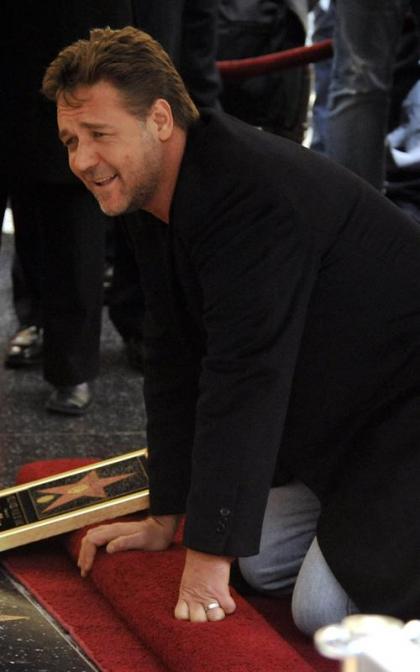 Russell Crowe Gets His Star