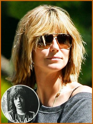 Heidi Klum's New Mick Jagger Haircut