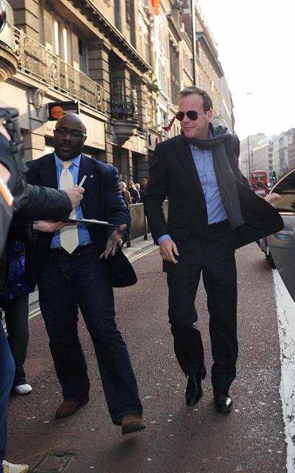 Kiefer Sutherland Steps Out After Club Debacle