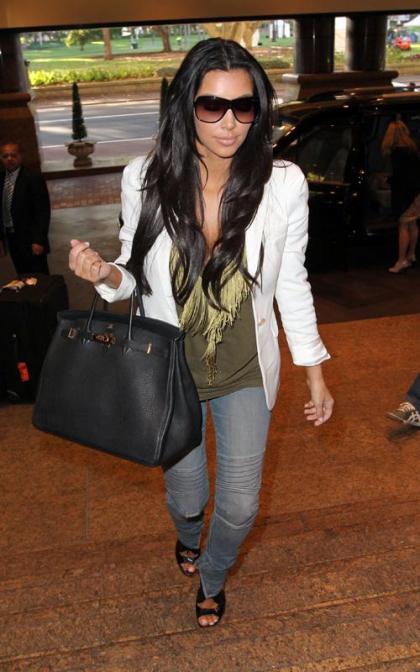 Kim Kardashian's Aussie Arrival