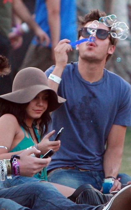 Zac Efron and Vanessa Hudgens: Chillin at Coachella