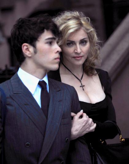 Madonna looks grandmotherly with Jonas Brother-looking boy-toy