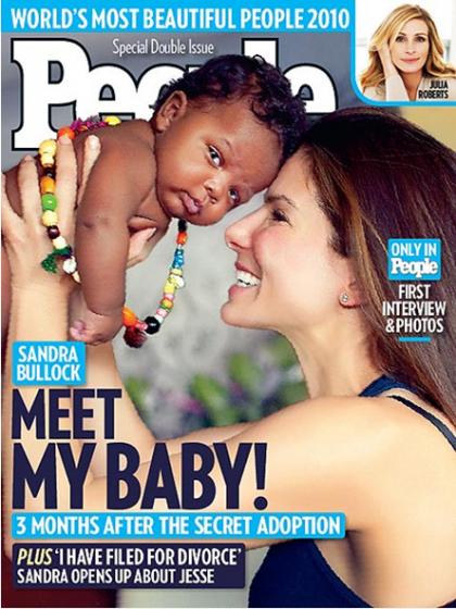 Sandra Bullock is adopting baby from New Orleans, had him since January