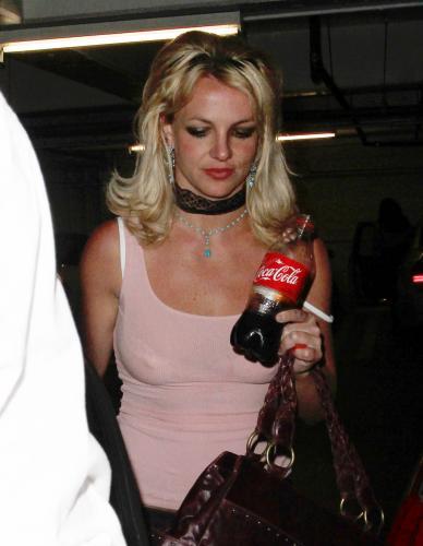 Britney Spears' Bra Can't Hide Her Pokies