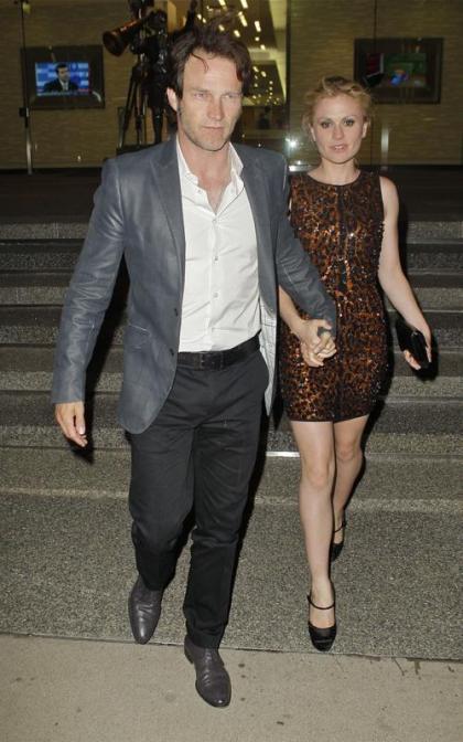 Anna Paquin and Stephen Moyer: Boa Date Night