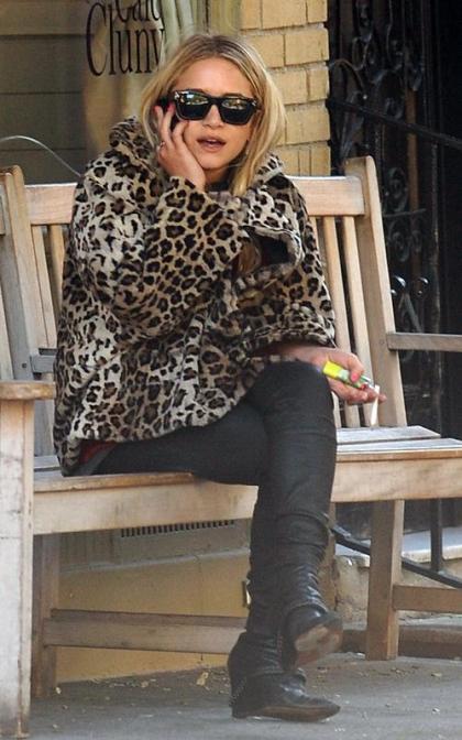 Ashley Olsen: Leopard Print Lady