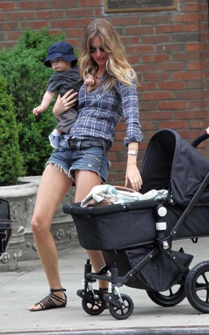 Gisele Bundchen Shows Off Baby Benjamin Brady