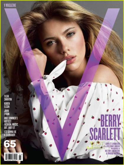 Scarlett Johansson does Strawberry Shortcake for V Magazine