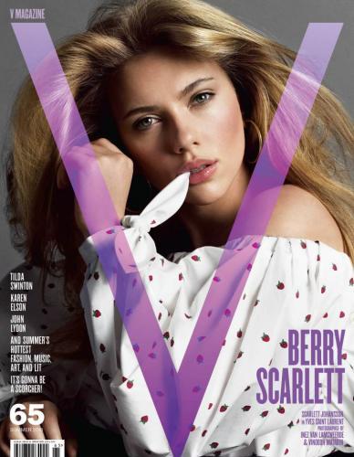Scarlett Johansson V Magazine Pictures