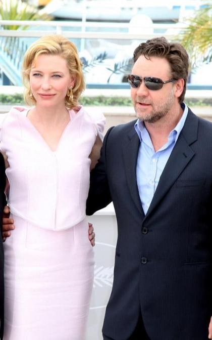 Russell Crowe and Cate Blanchett: Robin Hood in Cannes!