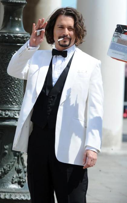 Johnny Depp's Dapper Day on The Tourist Set