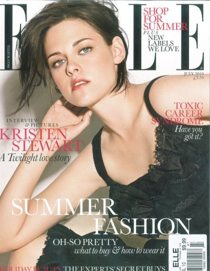 Kristen Stewart is pretty, hardcore for Elle UK's July issue