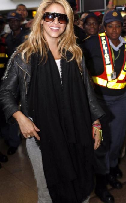 Shakira Lands in South Africa for World Cup