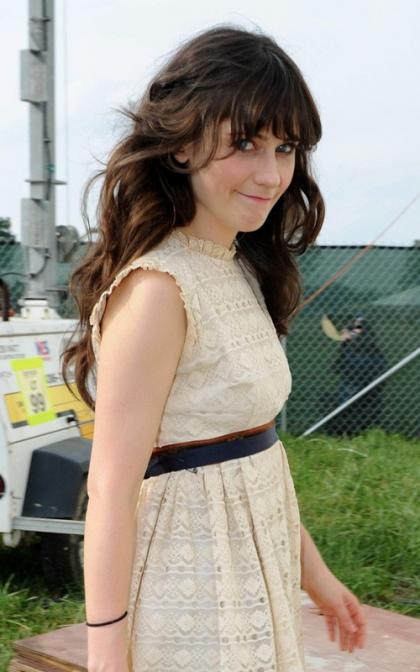 Zooey Deschanel Takes the Stage at Bonnaroo