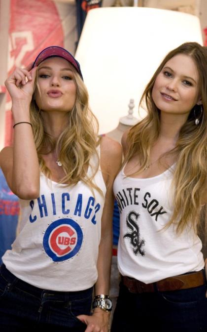 Candice Swanepoel and Behati Prinsloo: Shop MLB Sexy