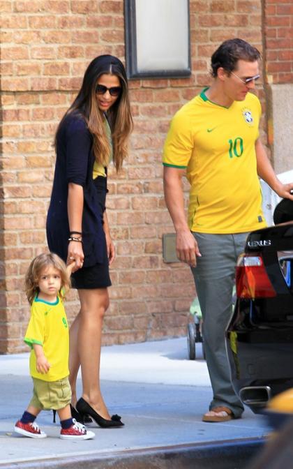 Matthew McConaughey and Camila Alves: Go Brazil!