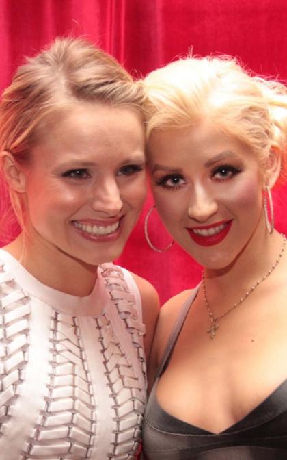 Christina Aguilera and Kristen Bell: Cancun Promoters