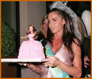 Katie Price Throws Barbie Themed Party