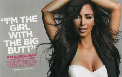 Kim Kardashian in Sunday Magazine