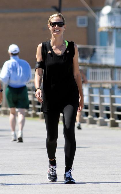 Heidi Klum: Fitness Focused in NYC