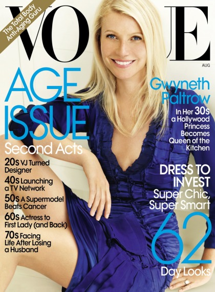 Gwyneth Paltrow deigns to appear on Vogue's 'Age Issue'