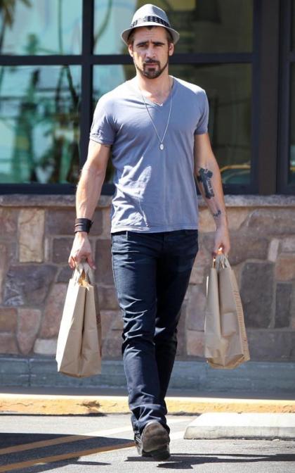 Colin Farrell: Gelson's Grocery Store Stud