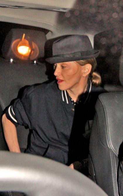 Madonna's Late Night Out in London