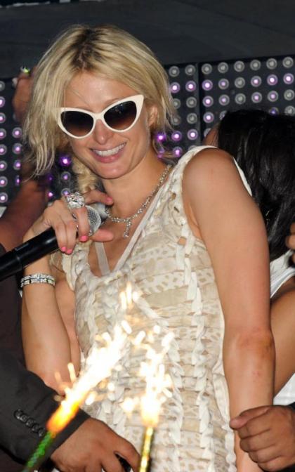 Paris Hilton Says No Nazi Salute, Just Dancing