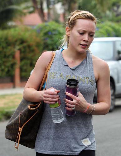 Hilary Duff May Be Working Out TOO Much