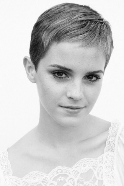 Emma Watson's super-short pixie cut: adorable or copying Carey Mulligan'