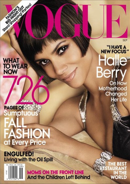 Halle Berry looks Cleopatra-esque for Vogue Mag's September issue