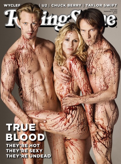 Alex Skarsgard, Stephen Moyer  Anna Paquin are naked for Rolling Stone